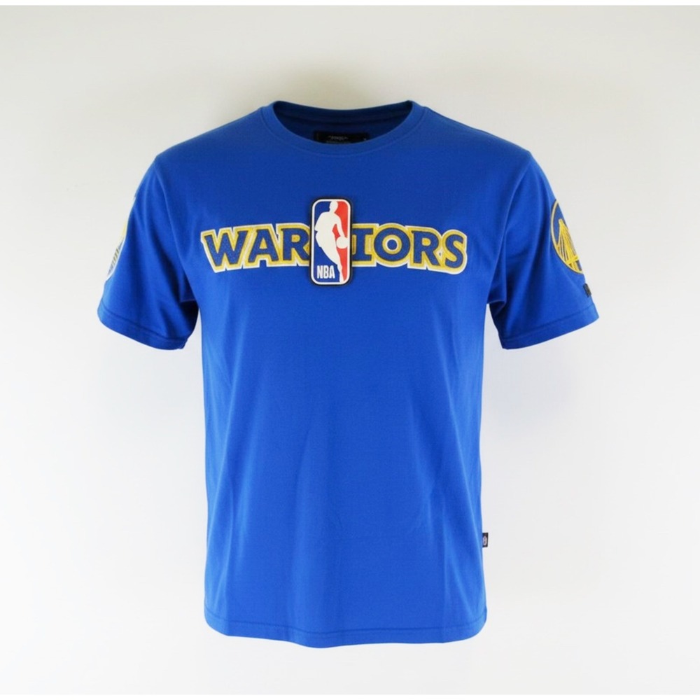 Pro Standard NBA Golden State Warriors T-Shirt Mens SZ Medium Blue NBA Patch New